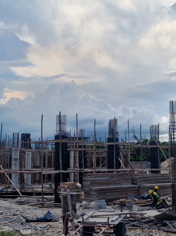 Foundations Complete, Columns Rising